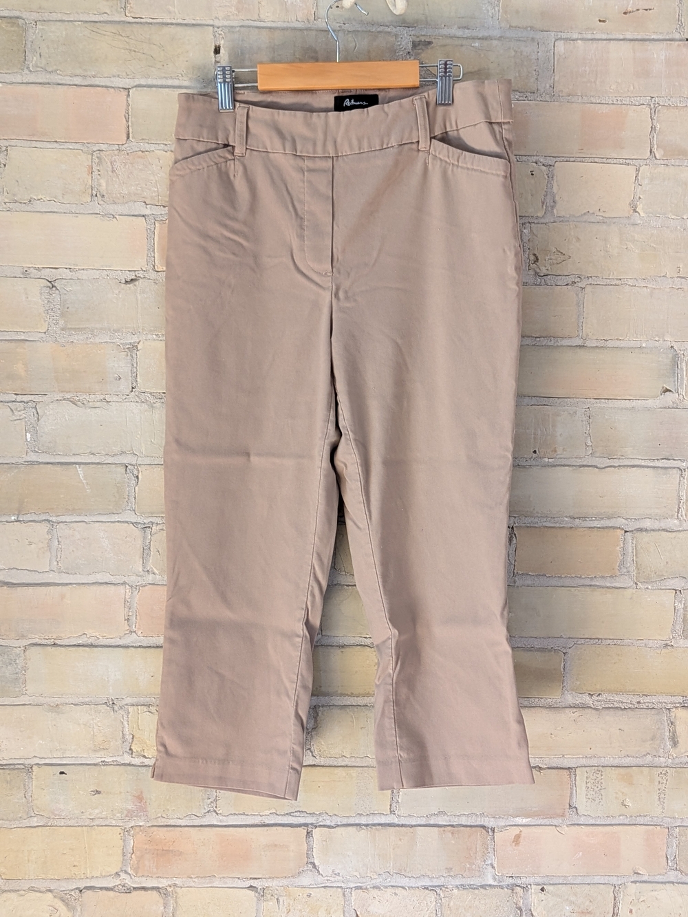 2 For $40 Reitmans Beige Dress Capris